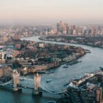 Aerial view of London